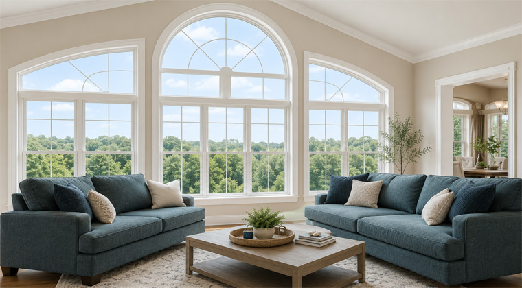 Transom impact windows
